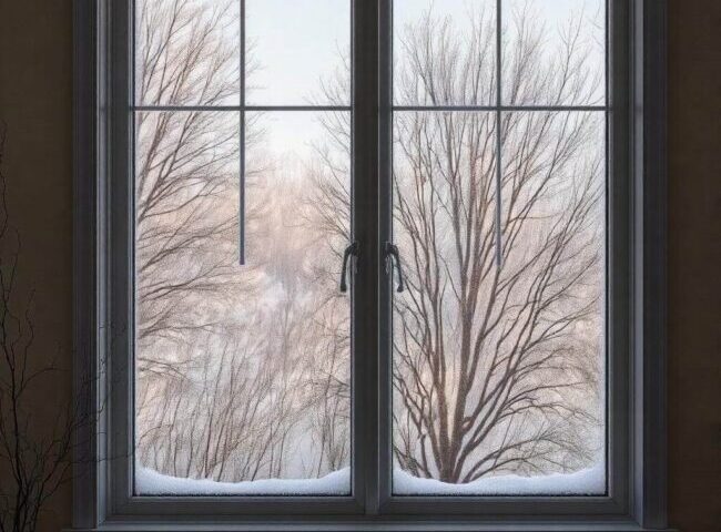 Okno na zimowe warunki